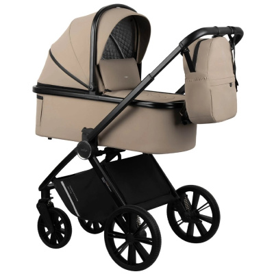 Коляска 2 в 1 Indigo Sting бежевый 01